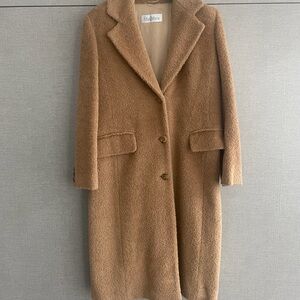 MaxMara Camel/Tan Teddy Coat - SIZE 4